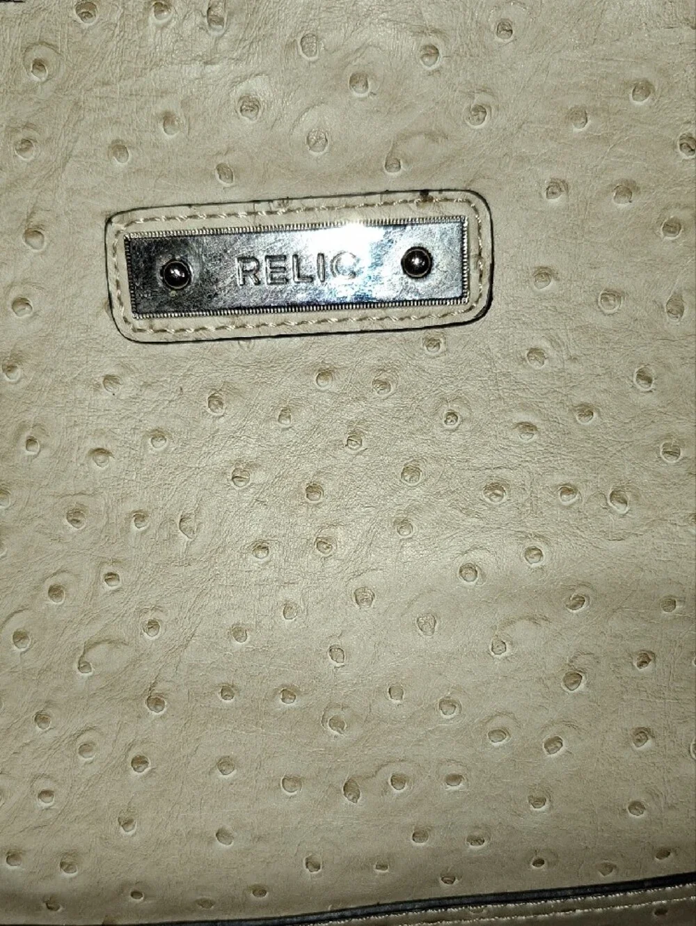 RELIC Women's Cream Tote Bag - Classic Everyday Carry